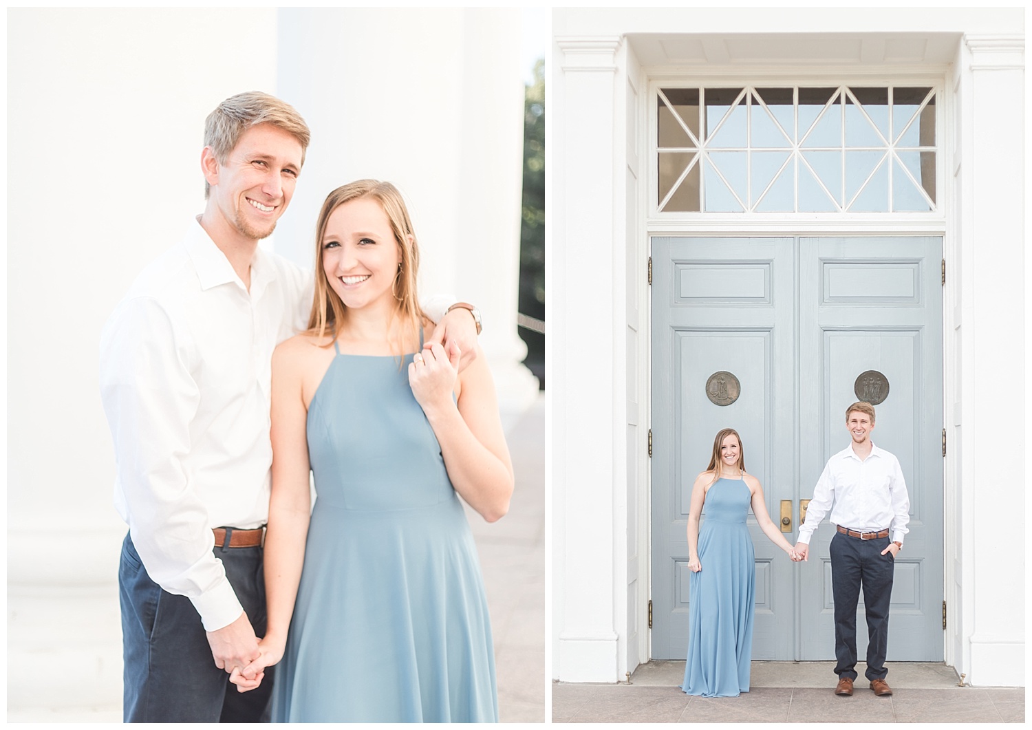 Virginia State Capitol Engagement - Abigail + Greg - Richmond Wedding Photographer