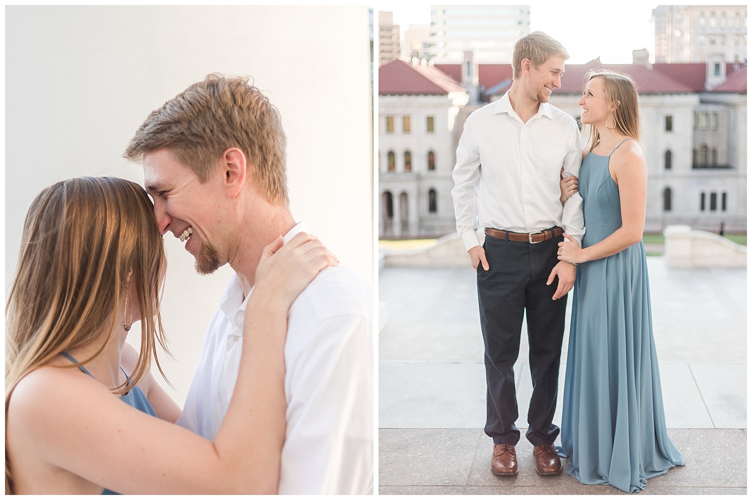 Virginia State Capitol Engagement Session  - Abigail + Greg