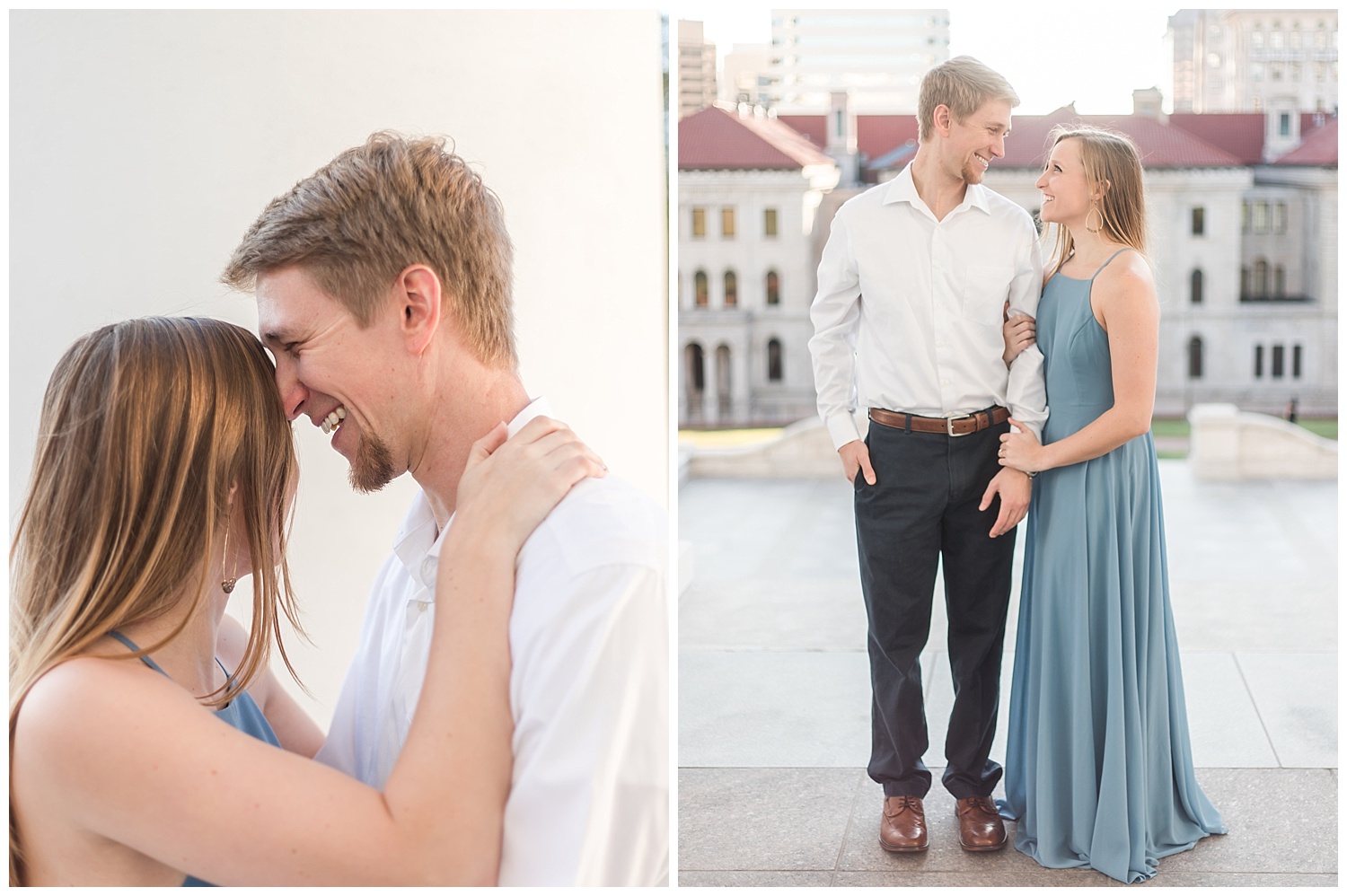 Virginia State Capitol Engagement Session - Abigail + Greg
