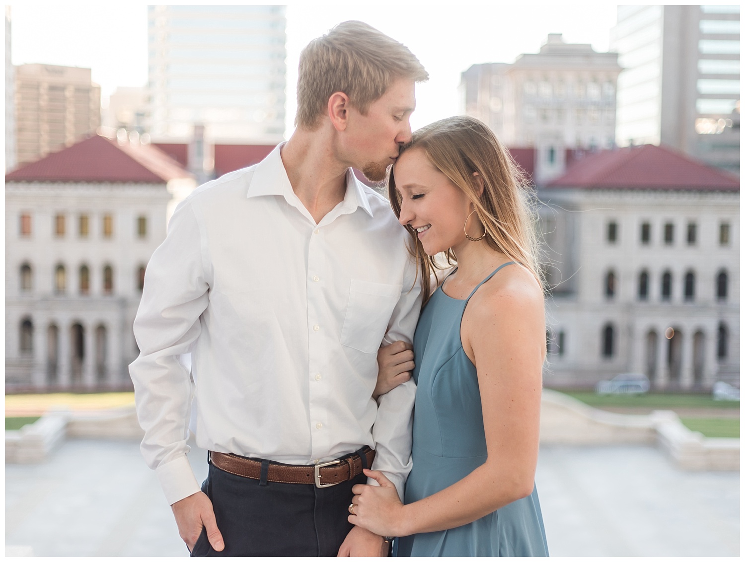 Virginia State Capitol Engagement Session  - Abigail + Greg