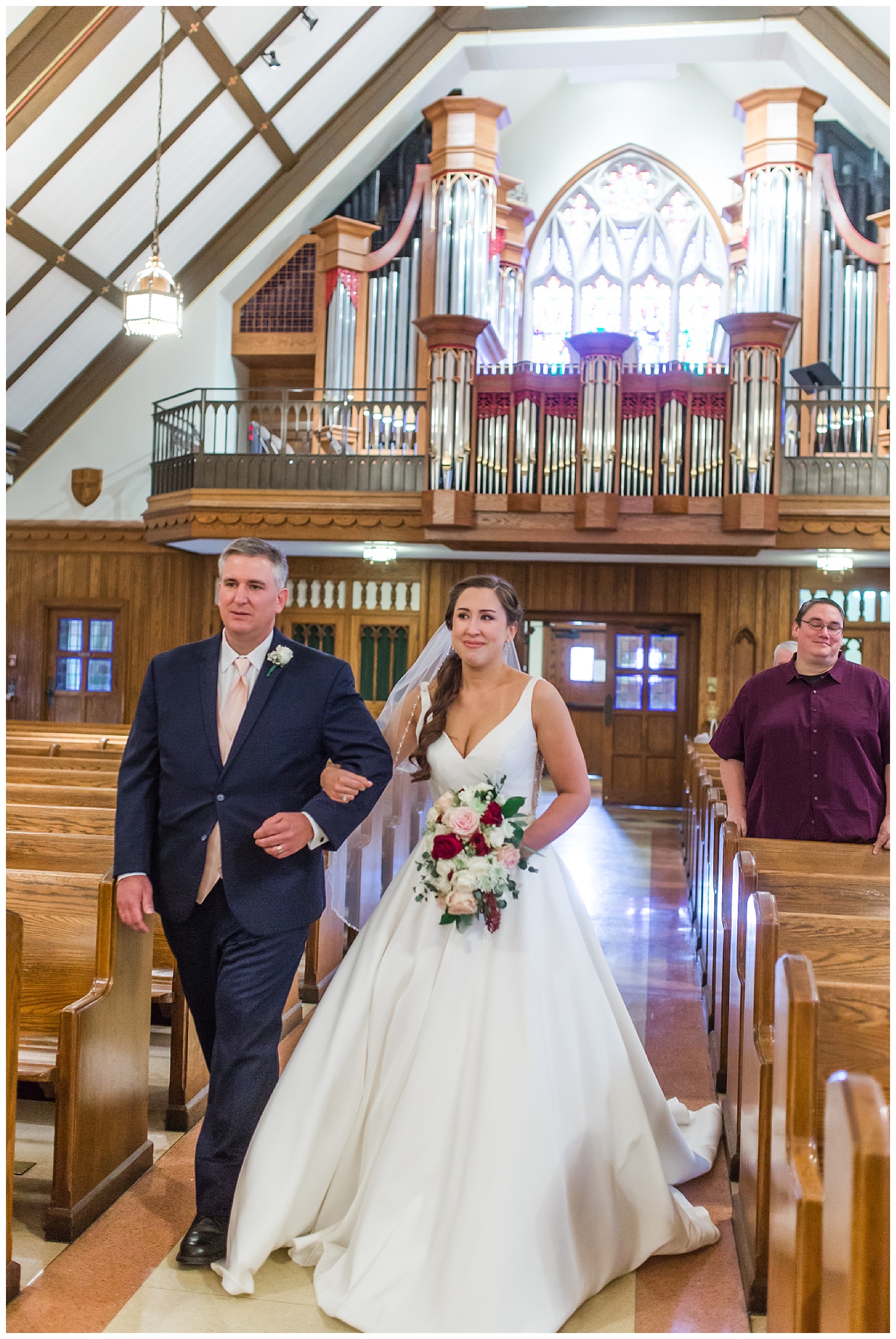 Virginia wedding Photographer - St Bridget's Catholic Church - Jessica + Josh