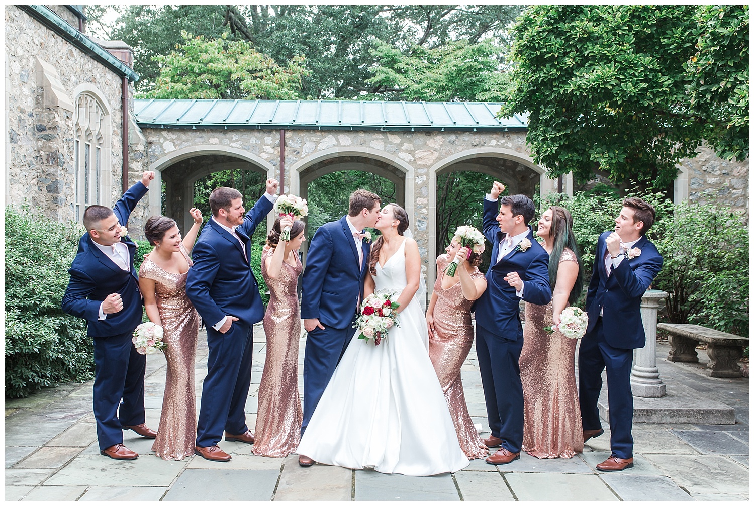 Virginia wedding Photographer - St Bridget's Catholic Church - Jessica + Josh