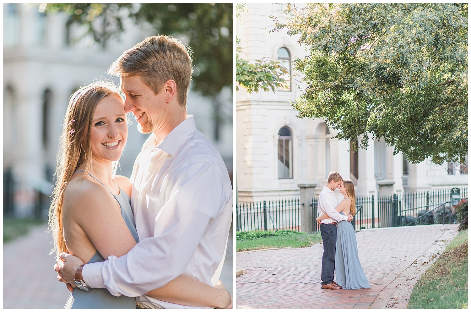 Virginia State Capitol Engagement - Abigail + Greg - Virginia Wedding Photographer