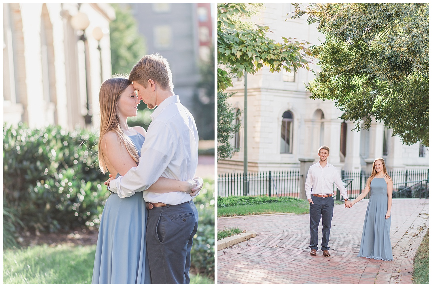 Virginia State Capitol Engagement - Richmond Wedding Photographer