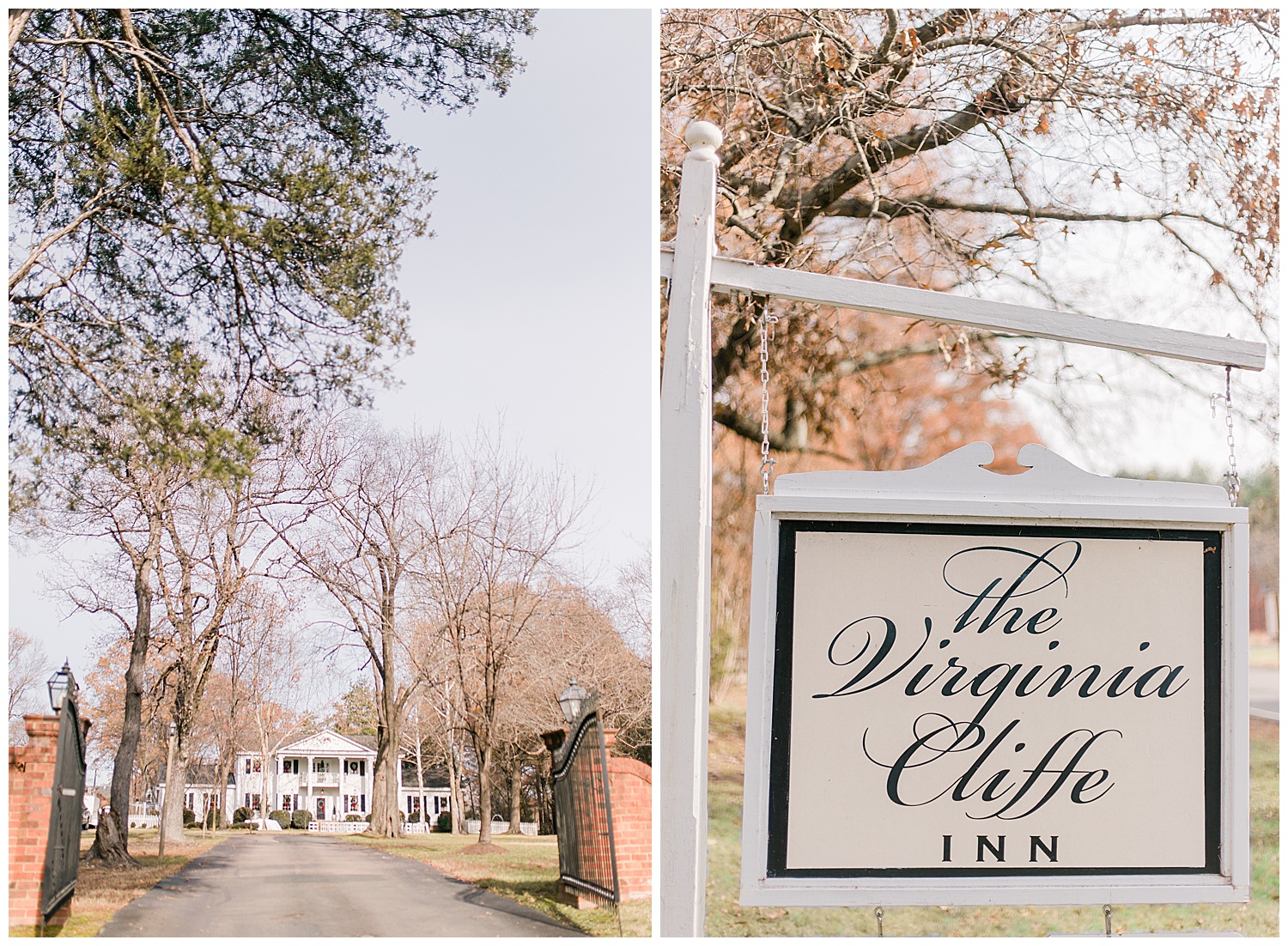 Virginia Cliffe Inn Wedding at Christmastime - Virginia Wedding Photographer
