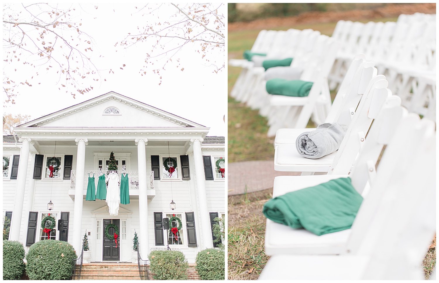 Virginia Cliffe Inn Wedding at Christmastime - Virginia Wedding Photographer