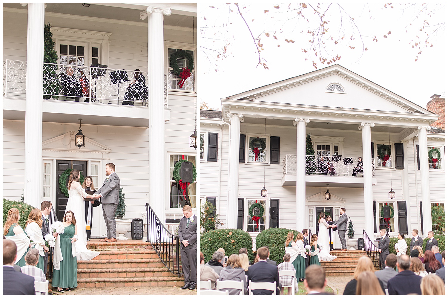 Virginia Cliffe Inn Wedding at Christmastime - Virginia Wedding Photographer