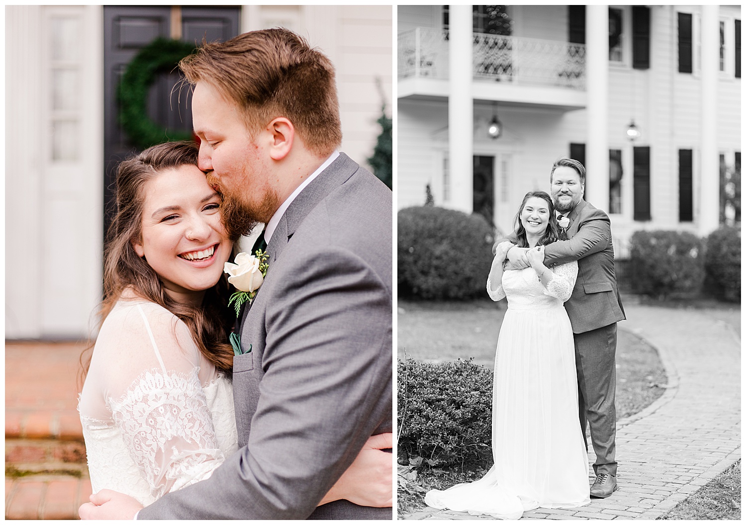 Virginia Cliffe Inn Wedding at Christmastime - Virginia Wedding Photographer