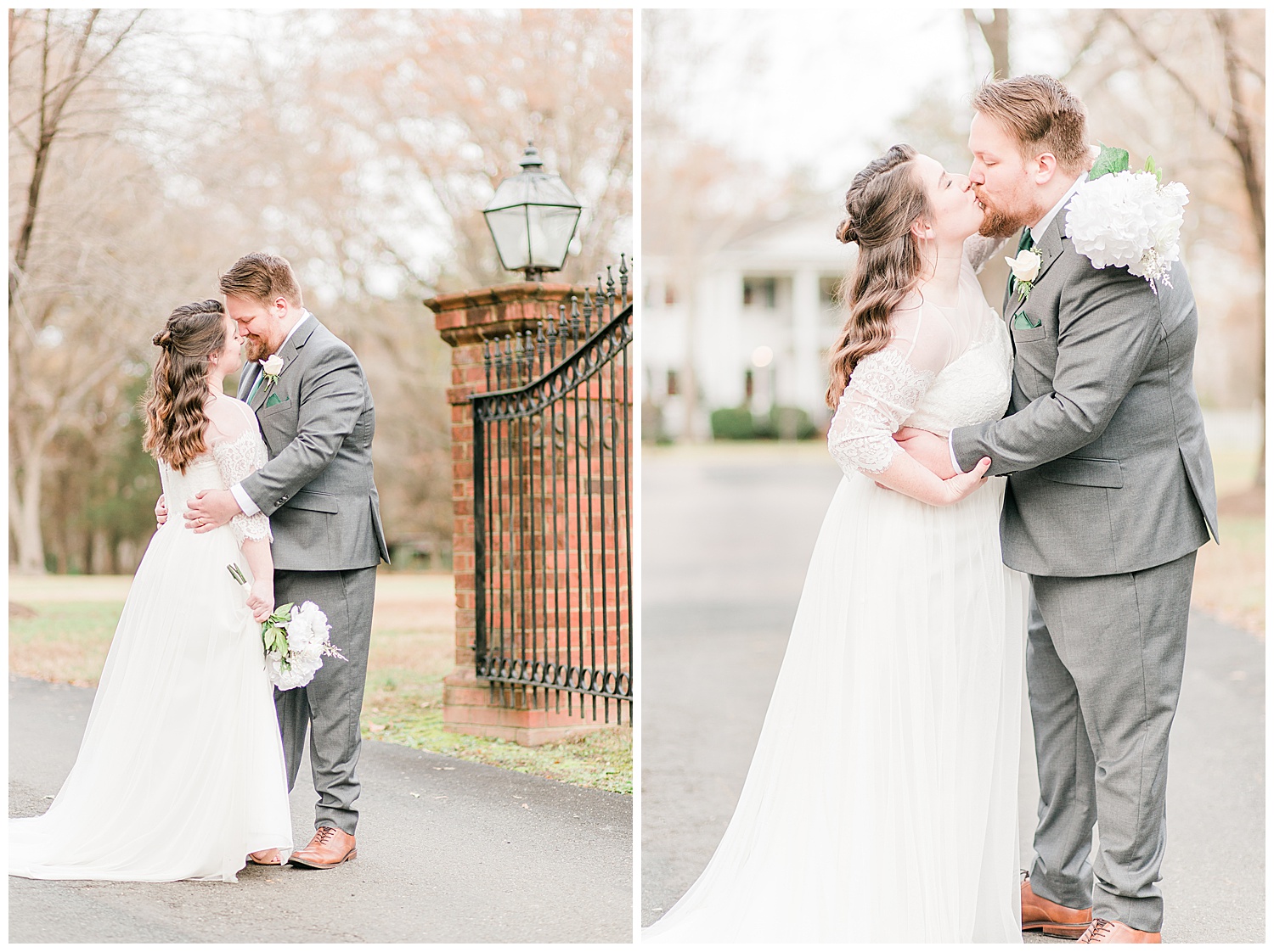 Virginia Cliffe Inn Wedding at Christmastime - Virginia Wedding Photographer