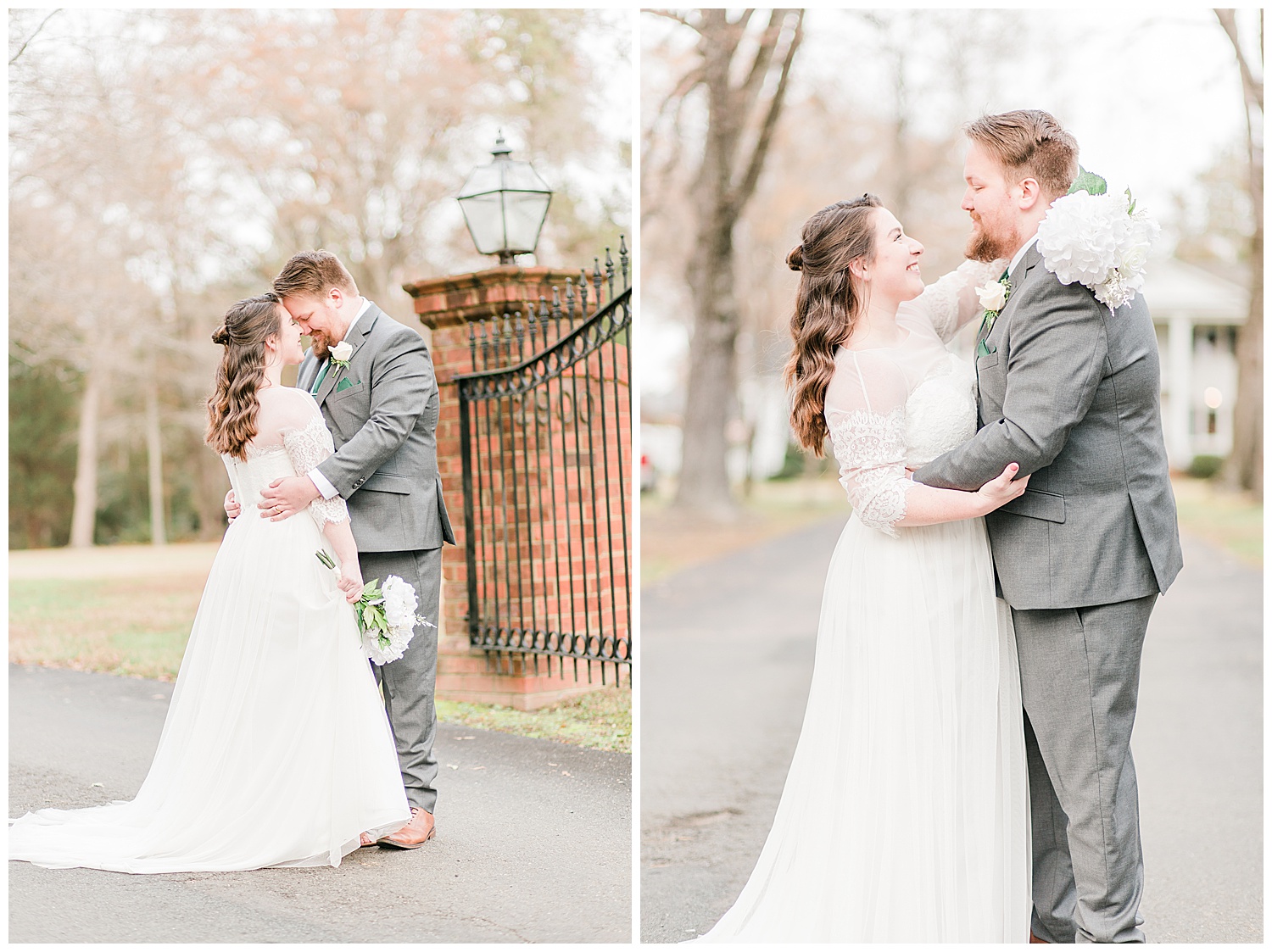 Virginia Cliffe Inn Wedding at Christmastime - Virginia Wedding Photographer