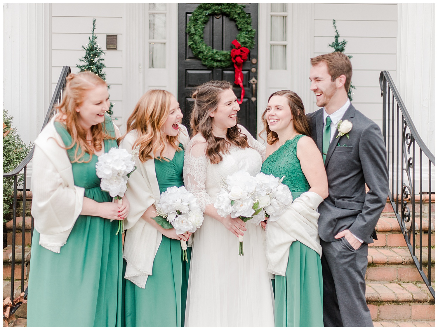 Virginia Cliffe Inn Wedding at Christmastime - Virginia Wedding Photographer