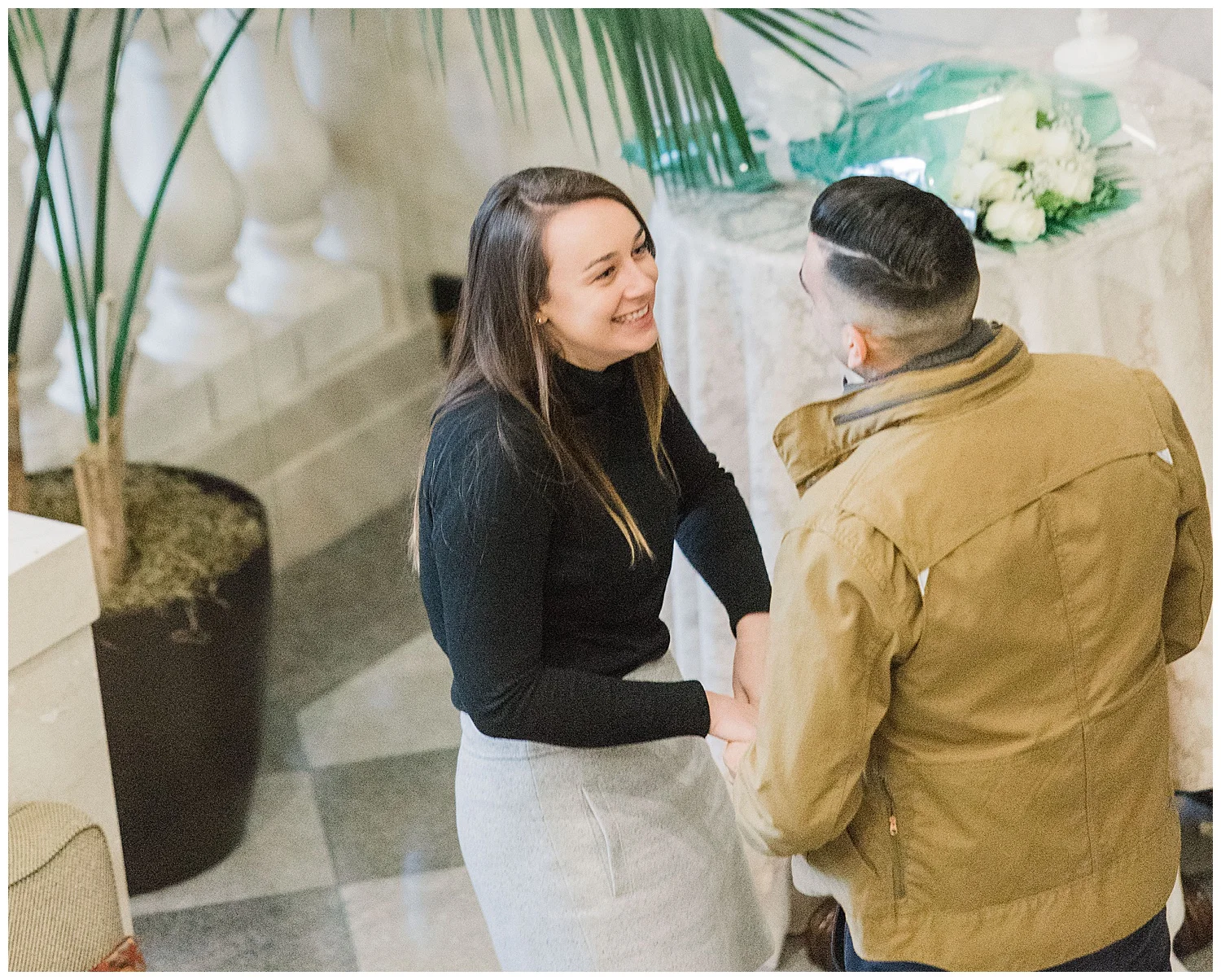 John Marshall Ballrooms Proposal - VA Wedding Photographer