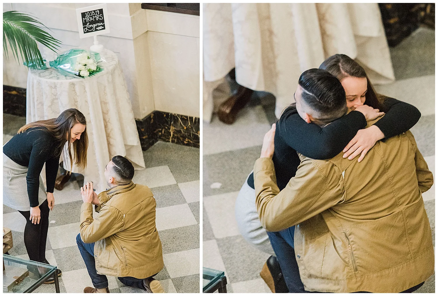 John Marshall Ballrooms Proposal - VA Wedding Photographer