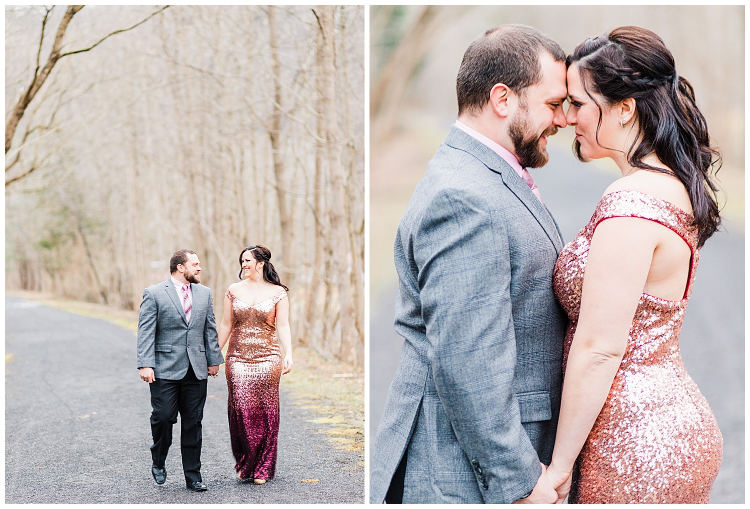 Covington Virginia Engagement Session - Jackson River Scenic Trail