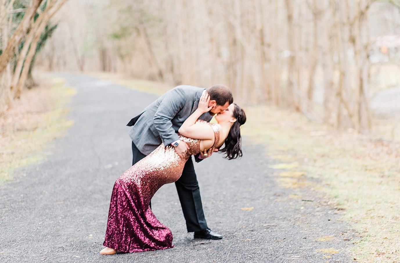 Covington, VA Engagement Photos on Jackson River Scenic Trail  