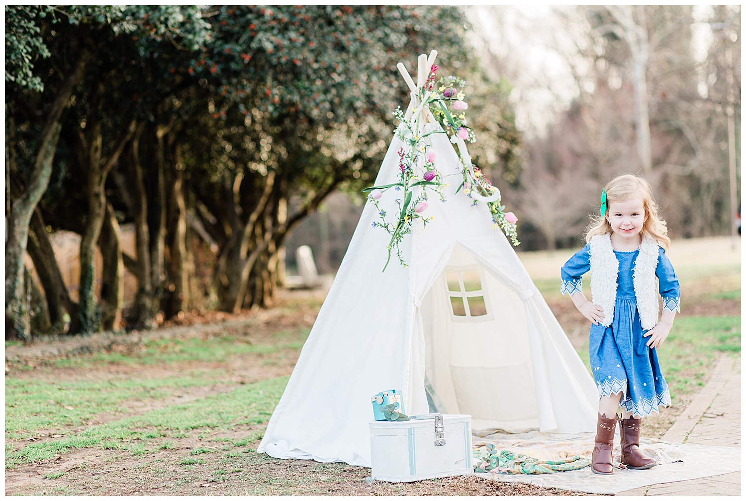 Teepee kids portraits - Byrd Park