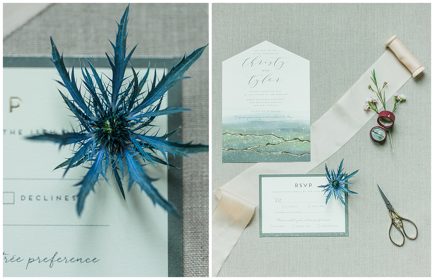 Early Mountain Vineyards Wedding - Fine Art Virginia Wedding Photographer