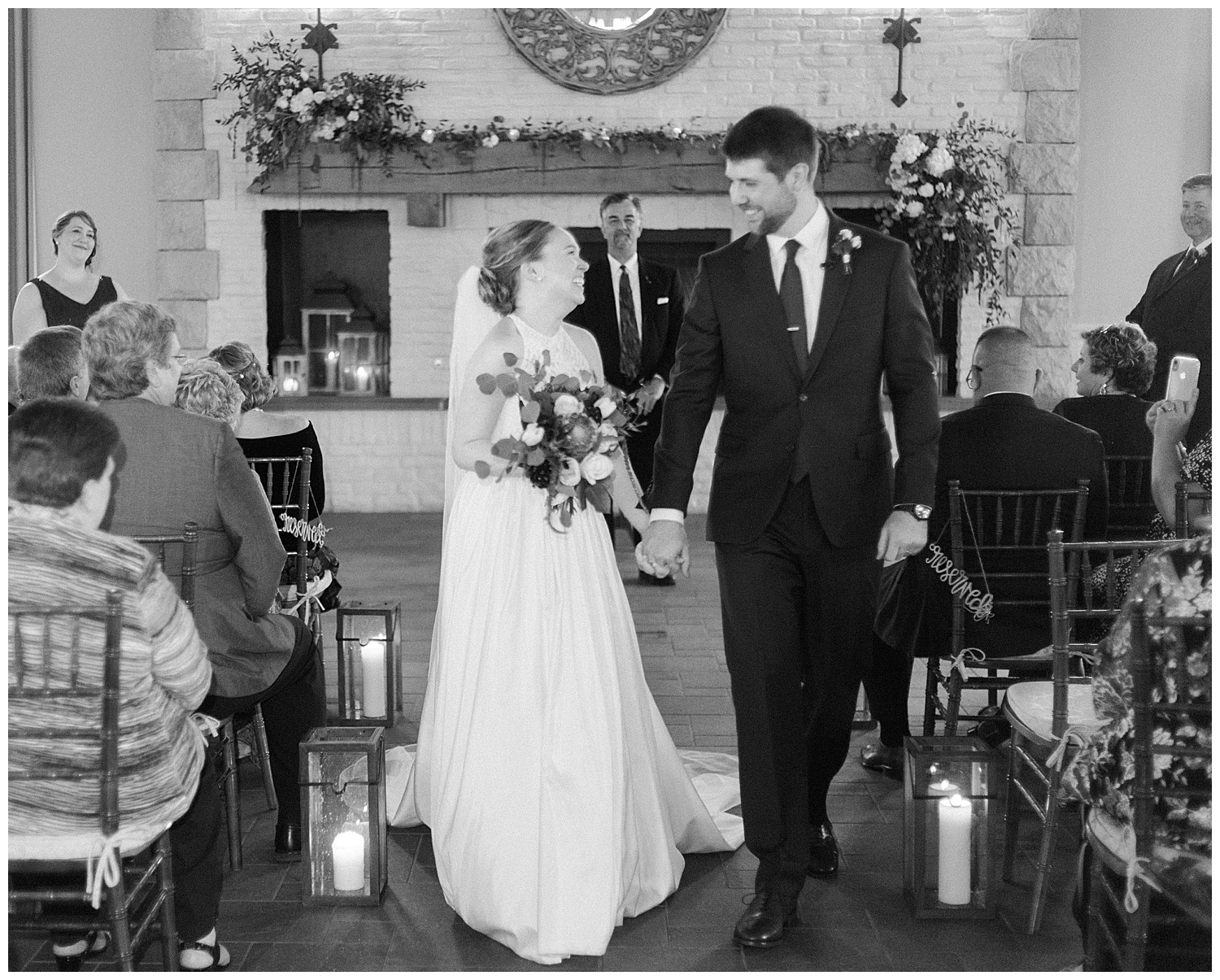 Early Mountain Vineyards Wedding Ceremony - The exit