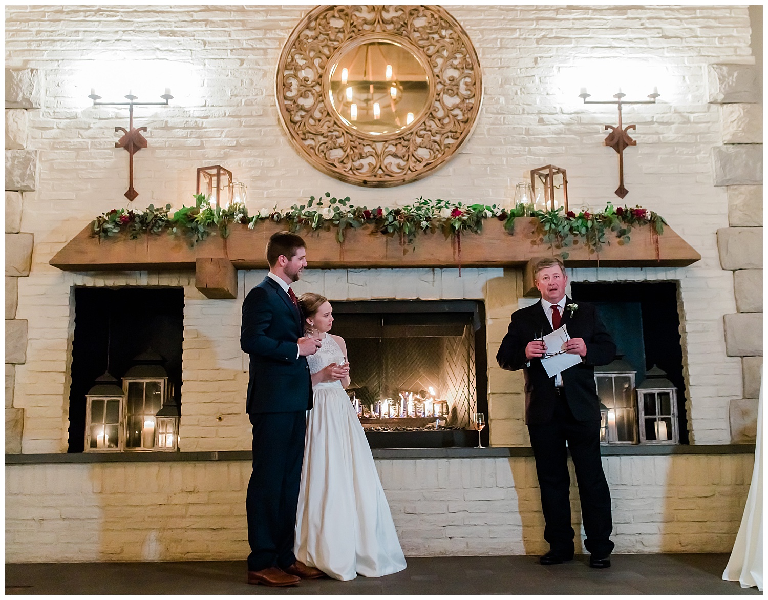 Early Mountain Vineyards Wedding Reception Toasts - Charlottesville, VA