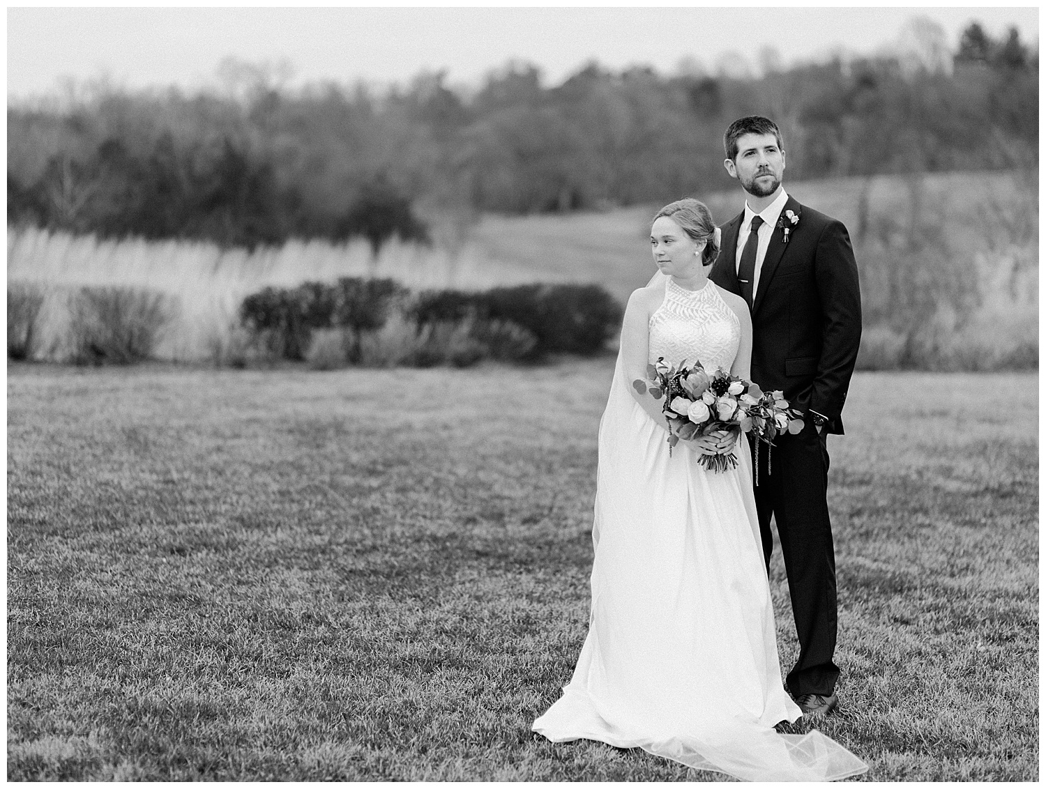 Early Mountain Vineyards Wedding in Spring - Christy + Tyler