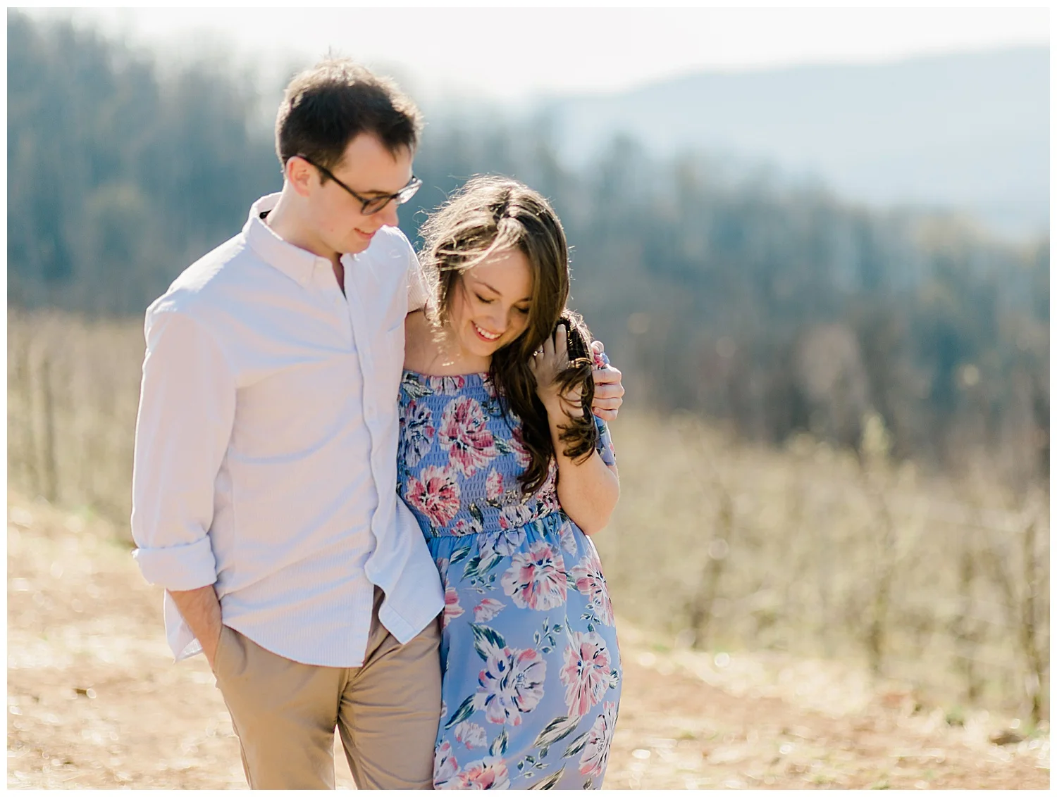 Carter Mountain Engagement Photography in Charlottesville