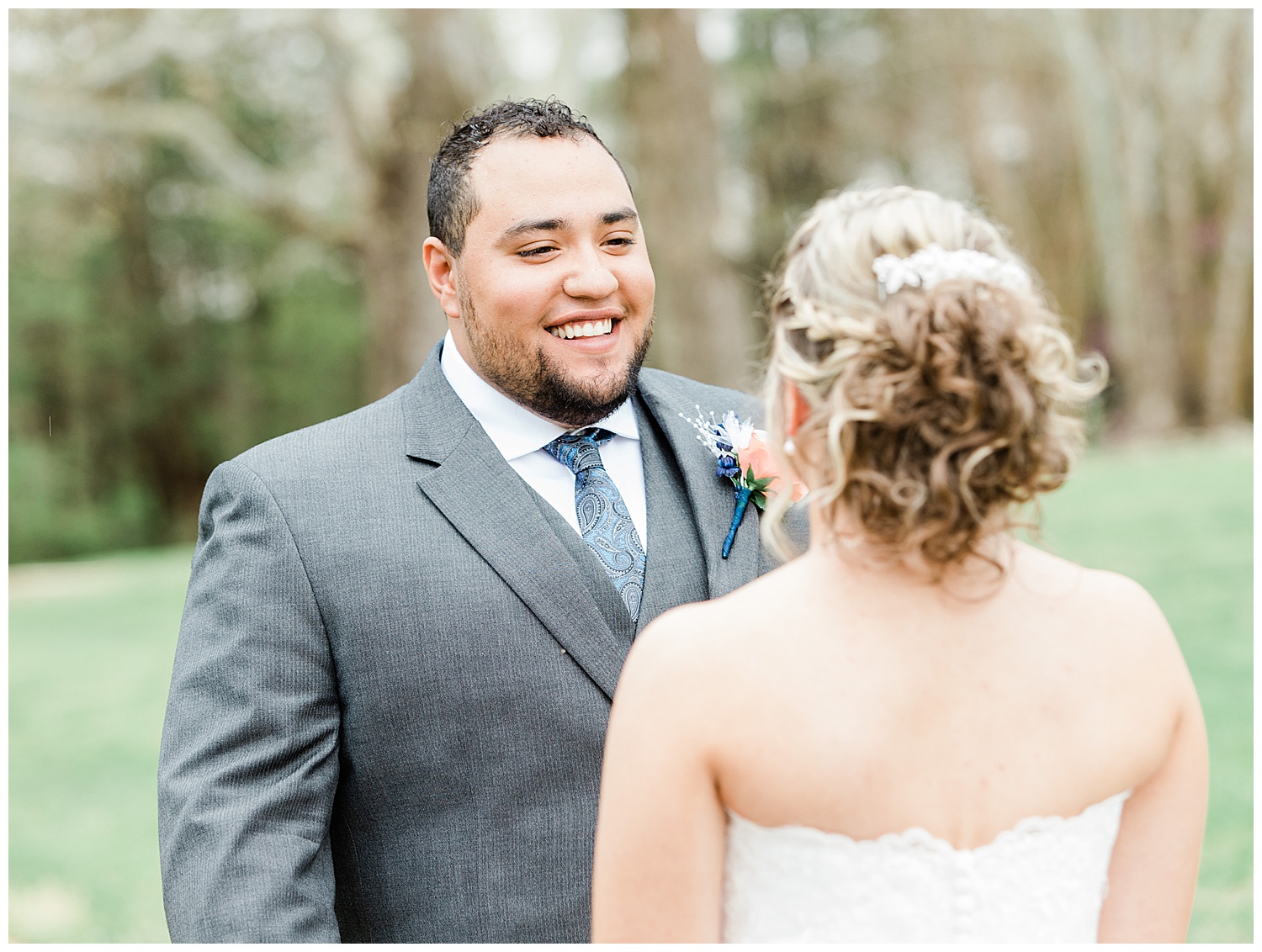 Wedding First Look - Virginia Wedding Photographer