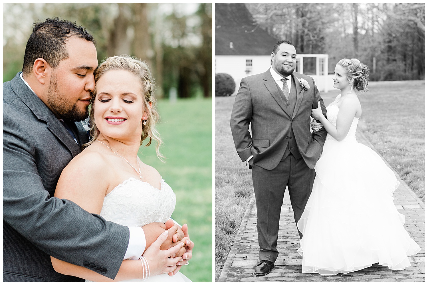 Bride and Groom Portrait - Virginia Wedding Photographer