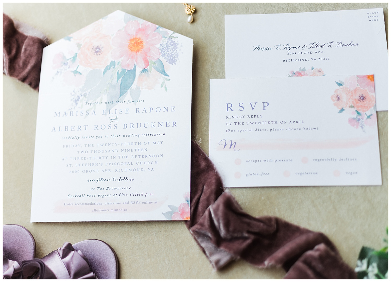 Linden Row Inn Wedding Photos | Richmond Wedding Photographer