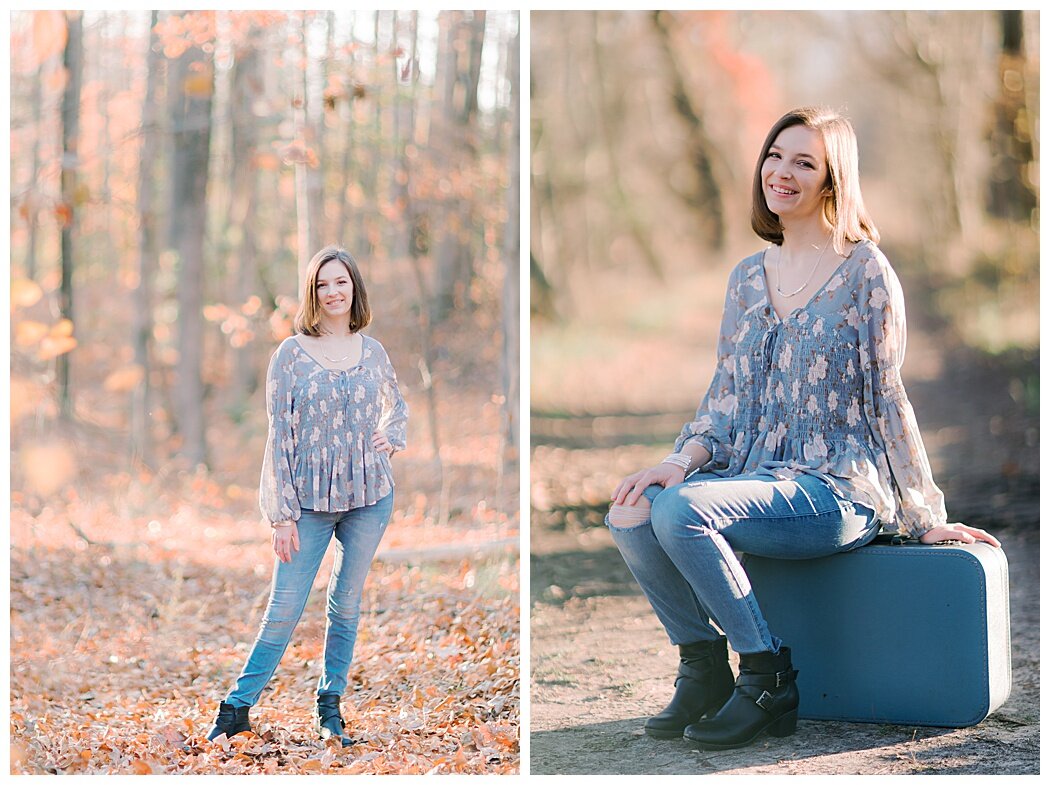 Mechanicsville Senior Portraits At Rural Plains In Fall