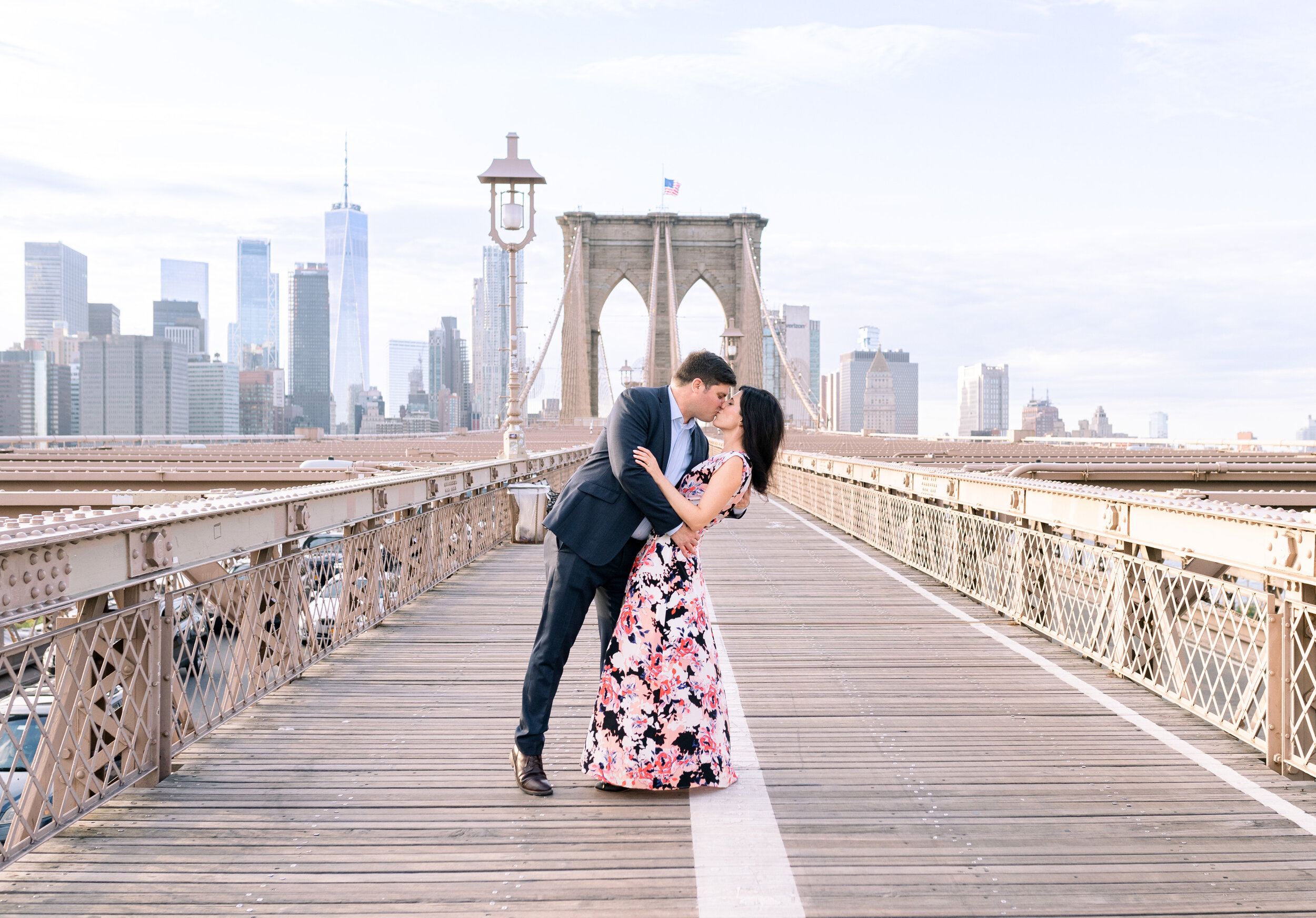 New York City Engagement Photographer | Brooklyn Bridge