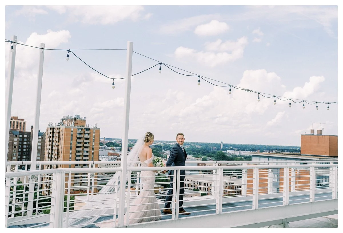 Historic Hofheimer Building Wedding with Rooftop Portraits