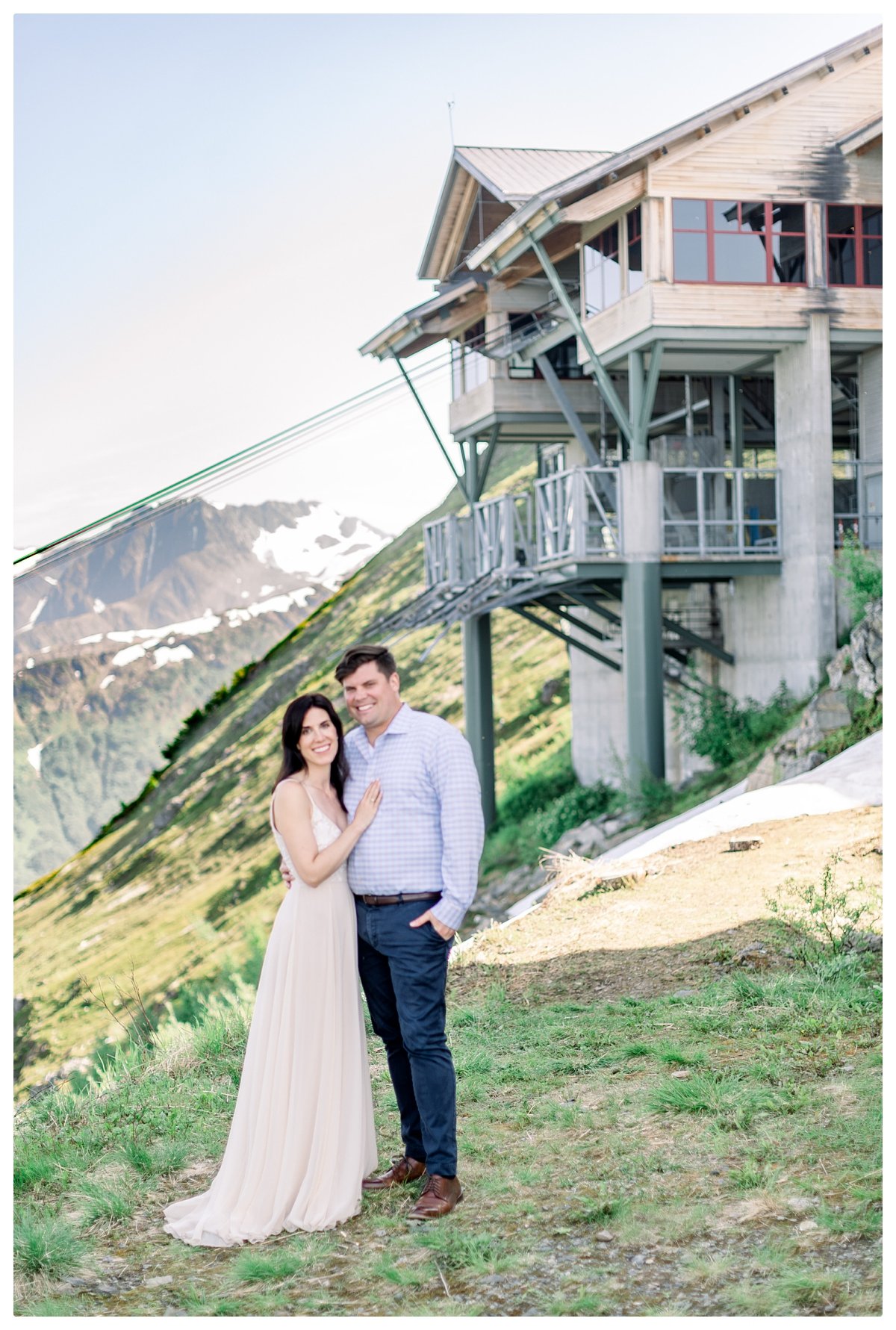 Alyeska Ski Resort Wedding Venue - Girdwood Engagement Photos