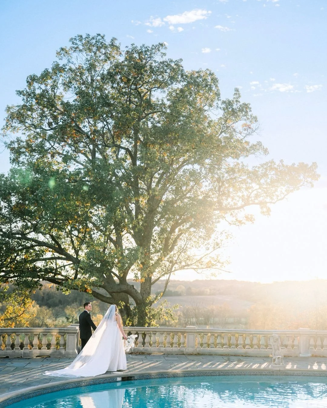 Peak fall foliage, a vintage Rolls Royce, a stunning estate, sunshine, and friends who came ready to celebrate. . .

Everything was perfect for these two high school sweethearts whose beautiful ceremony was officiated by their twin brothers!

Loved w