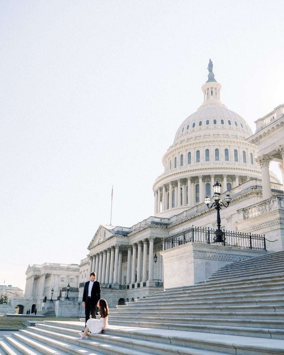 Ahhhh, Sam &amp; Matt had the most perfect DC session at Library of Congress and The Capitol.
⠀⠀⠀⠀⠀⠀⠀⠀⠀
I can&rsquo;t wait for their @dover_hall wedding next spring!
⠀⠀⠀⠀⠀⠀⠀⠀⠀
#dcweddingphotographer #doverhallwedding #dcengagementphotos #dmvweddingph
