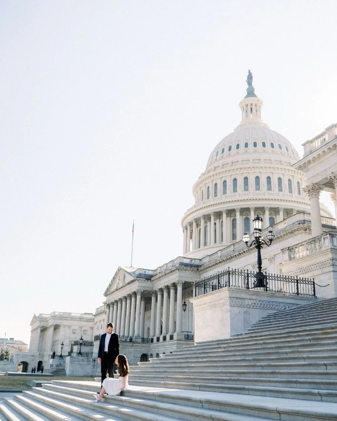 Ahhhh, Sam &amp; Matt had the most perfect DC session at Library of Congress and The Capitol.
⠀⠀⠀⠀⠀⠀⠀⠀⠀
I can&rsquo;t wait for their @dover_hall wedding next spring!
⠀⠀⠀⠀⠀⠀⠀⠀⠀
#dcweddingphotographer #doverhallwedding #dcengagementphotos #dmvweddingph