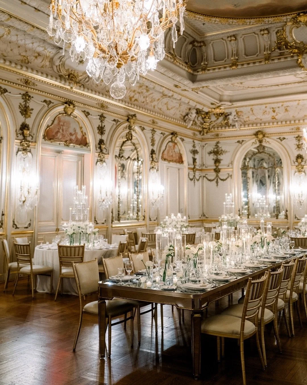 When elegance &amp; party collide in the best way. ✨
⠀⠀⠀⠀⠀⠀⠀⠀⠀
Ceremony venue | @goodnewsonthehill
Reception venue |#CosmosClub 
Planner | @exclusivelyeventsbypg
Photographer | @marshallarts.photography
Videographer | @BowenFilms
Dress designer | @In