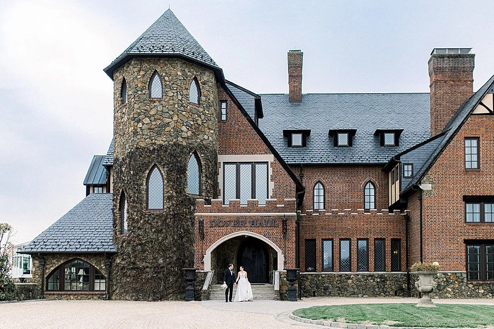 Dover Hall Wedding with Poolside Ceremony and Glass Hall Reception