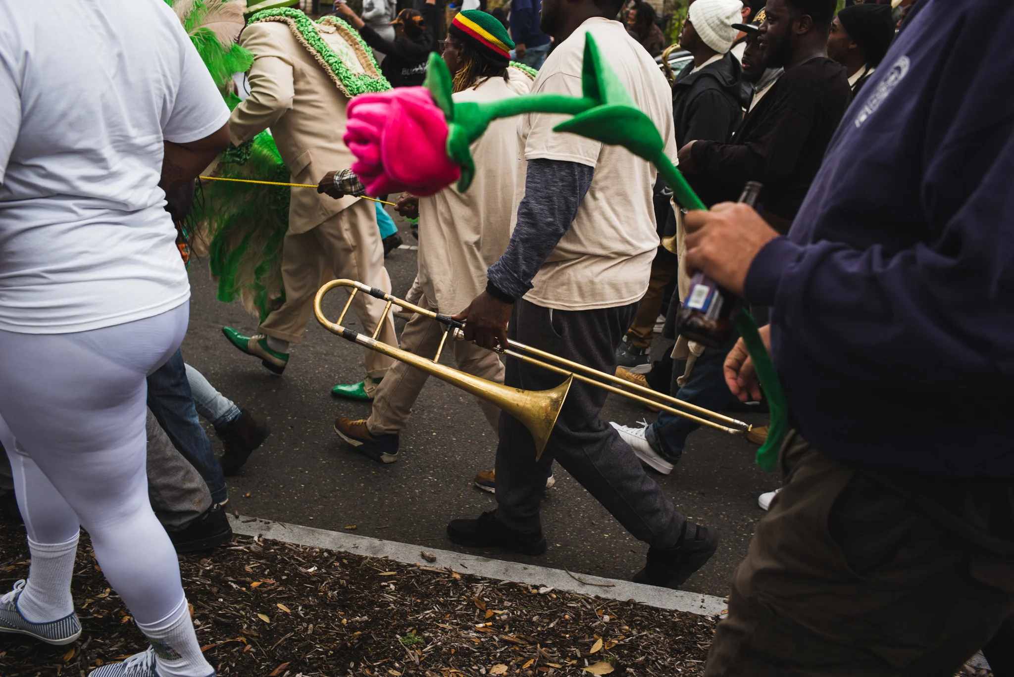 Second Line Sunday. Treme, New Orleans