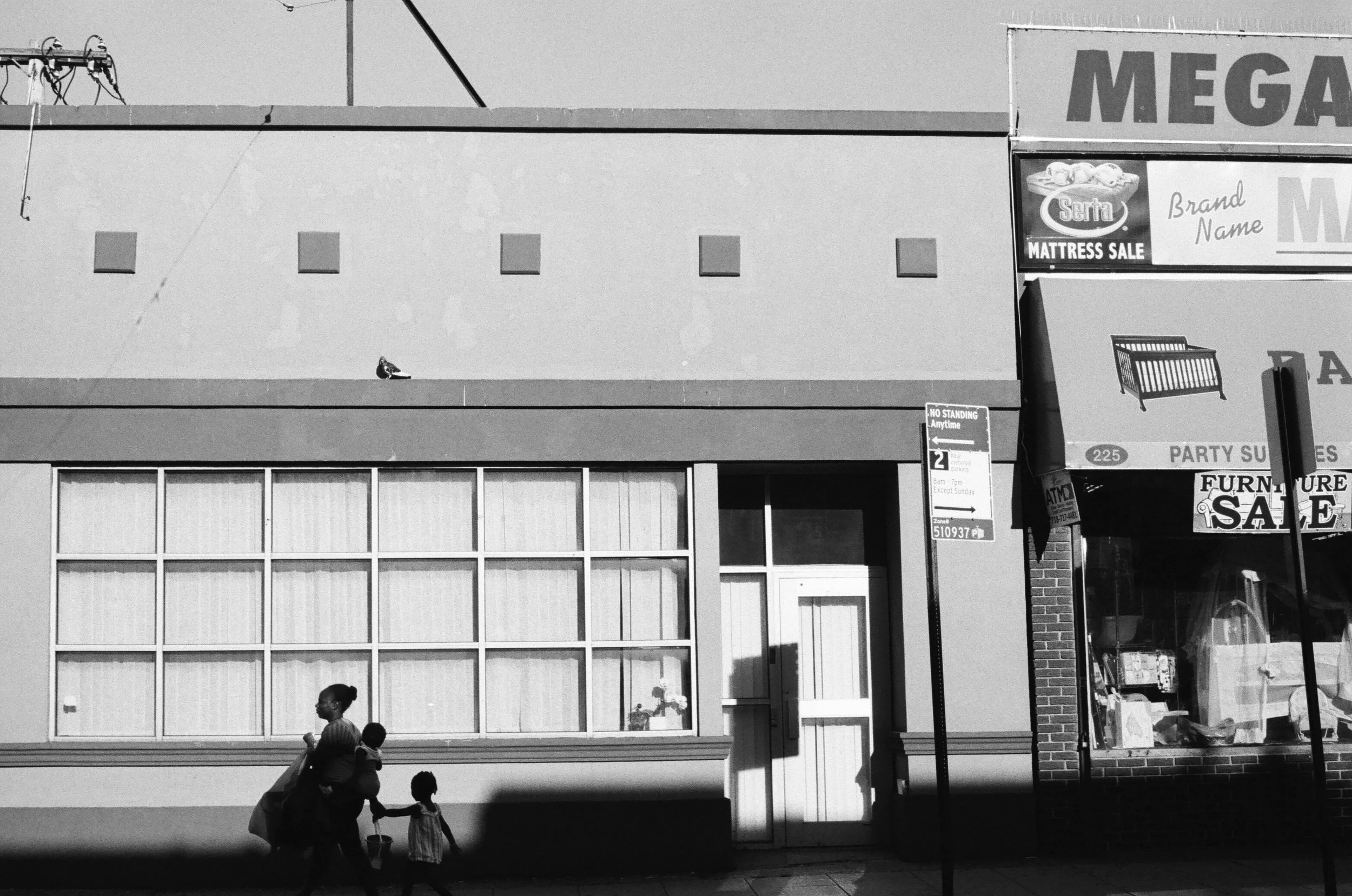 Mother and children. Staten Island, New York City. 2018