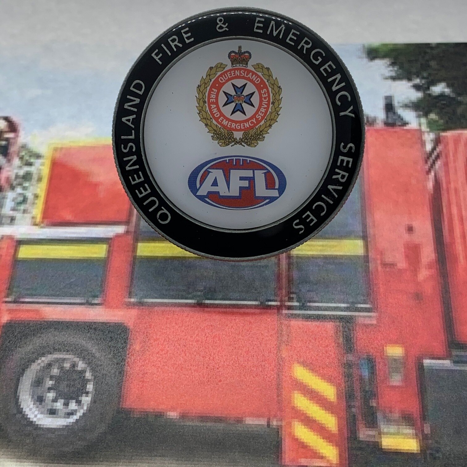 Queenland Fire and Emergency Services Versus Queensland Police Service Annual AFL Game - Back