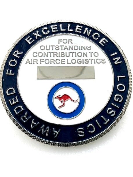 Logistics Achievement Award - RAAF - Back