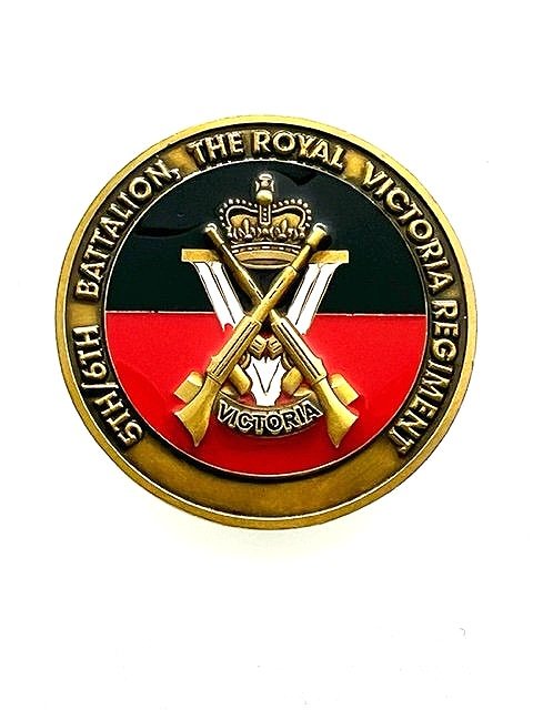5th/6th Battalion, The Royal Victoria Regiment - RSM - Front