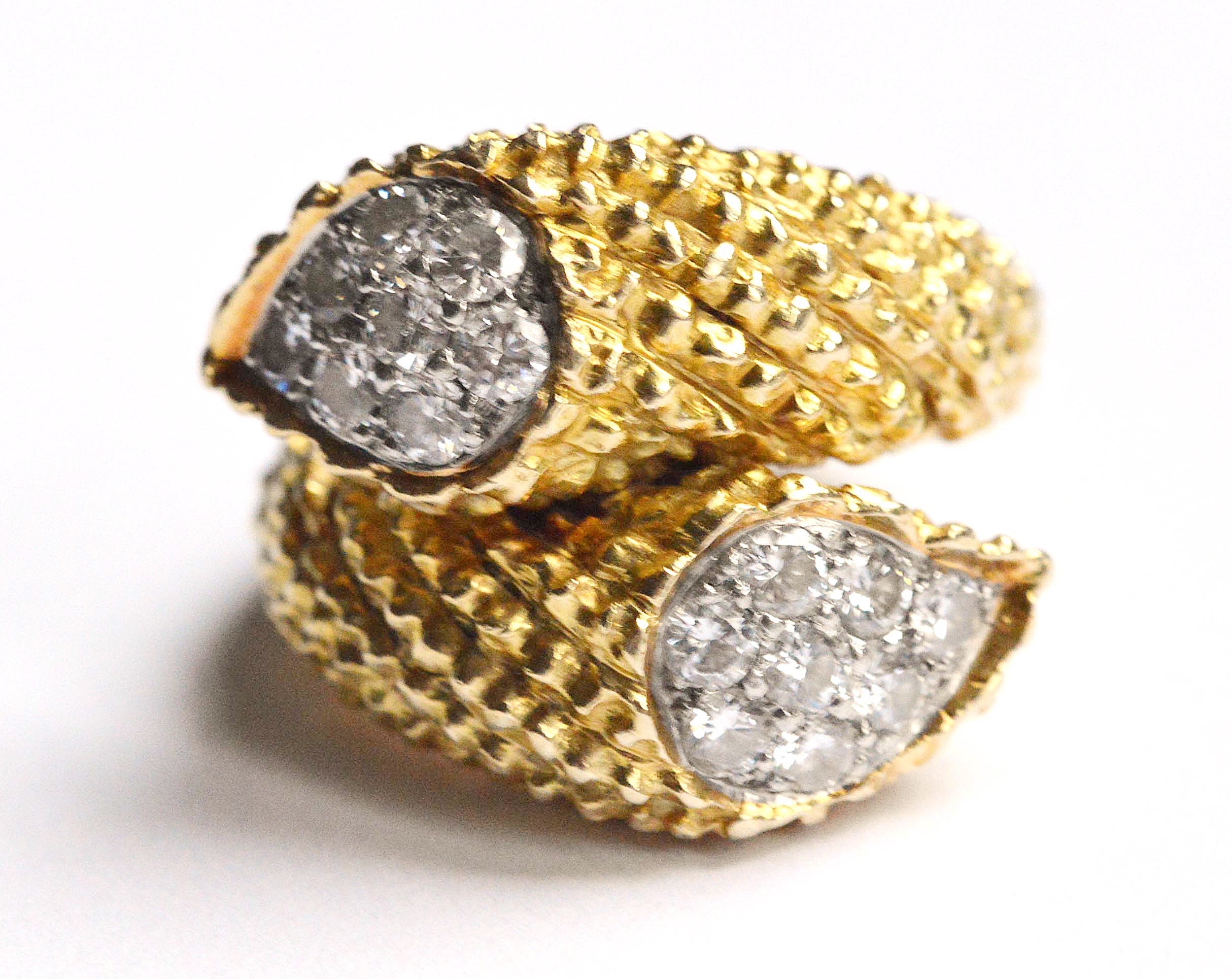 1960's gold and diamond ring