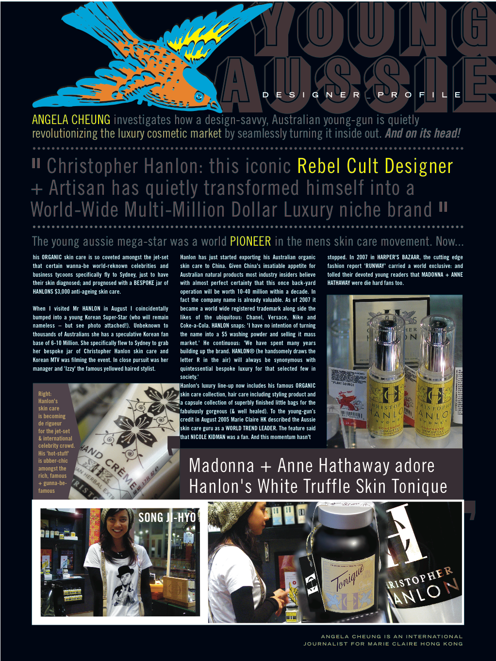 송지효(Song Ji Hyo), KOREAN POP-STAR AND IDOL PICTURED IN THE CHRISTOPHER HANLON® STORE PURCHASING A CELBERITY FAVOURITE, BESPOKE CH® SKINCARE. HER FAN BASE AT THIS TIME WAS ESTIMATED TO BE 6-10 MILLION. MORE RECENTLY ON A PERSONAL LEVEL, HER EPONYMOUS…