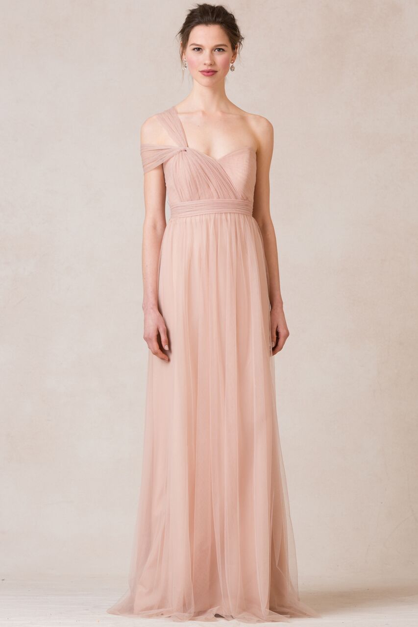 cameo pink bridesmaid dress