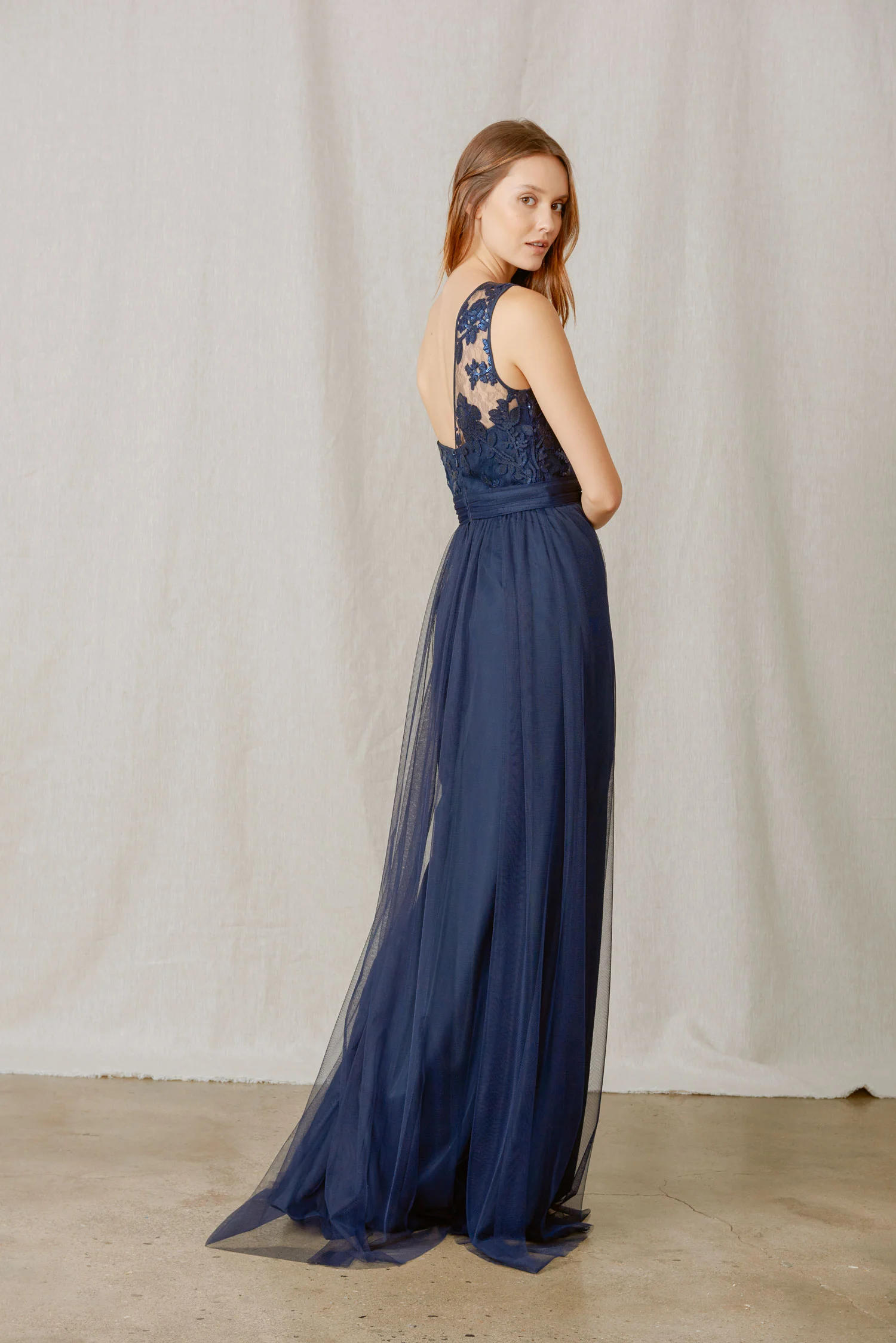 Amsale Ashlynn GB040 Sequin Lace