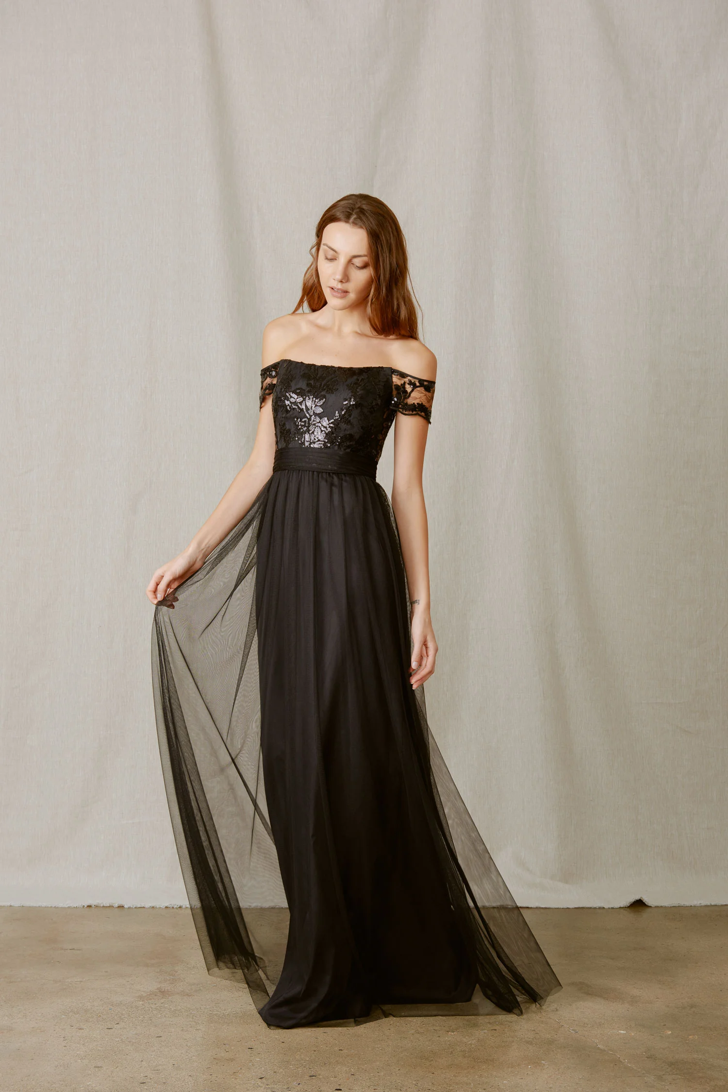 Amsale Ireland GB039 Sequin Lace
