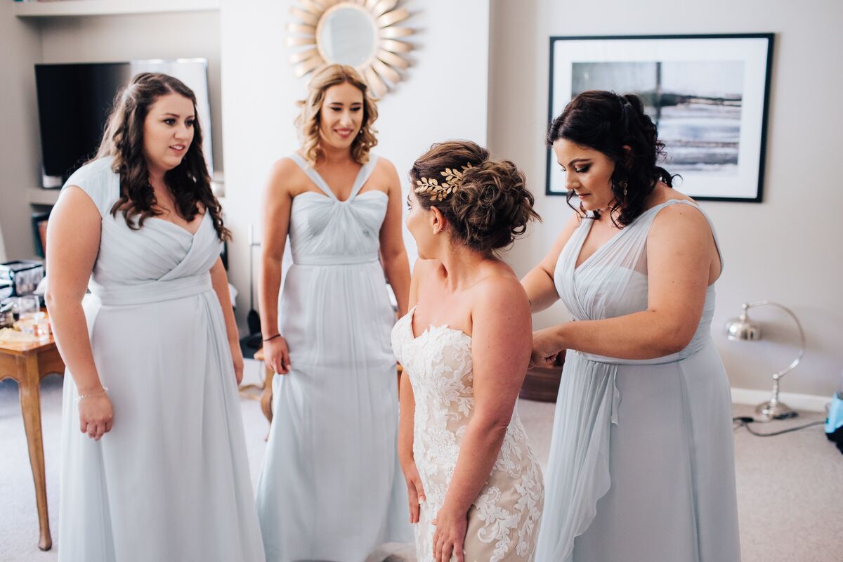 The mix and match of styles gave each girl the option to wear the style that suited them best.