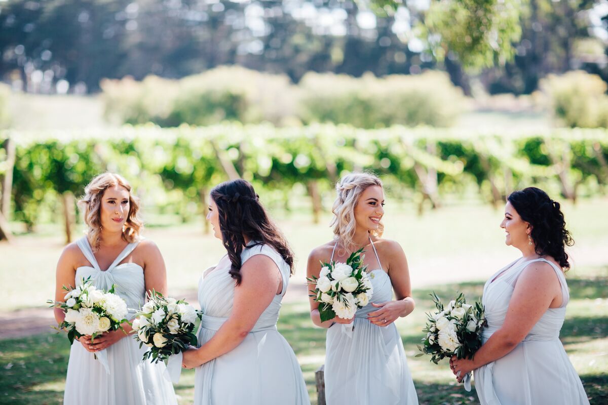 Amsale styles from left to right: G878C, G764C, G939C, G783C
