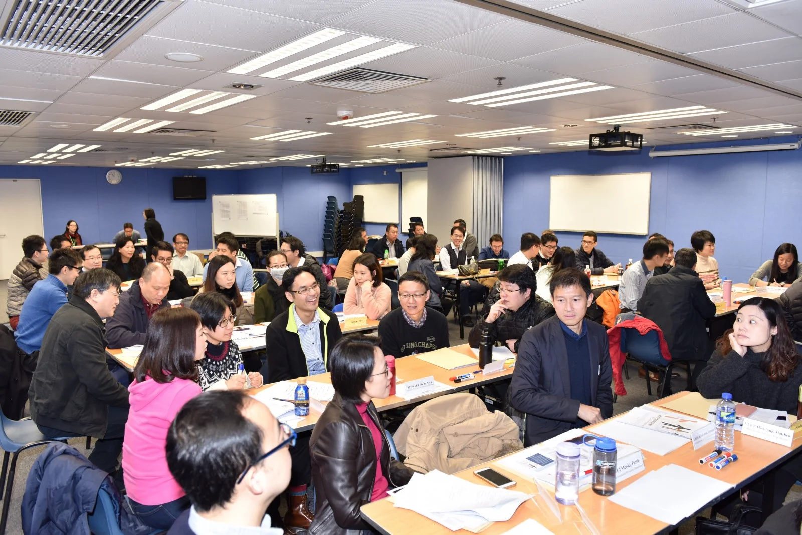 Hong Kong government officials participating in a session on how to meaningfully and effectively involve the public in decision-making.